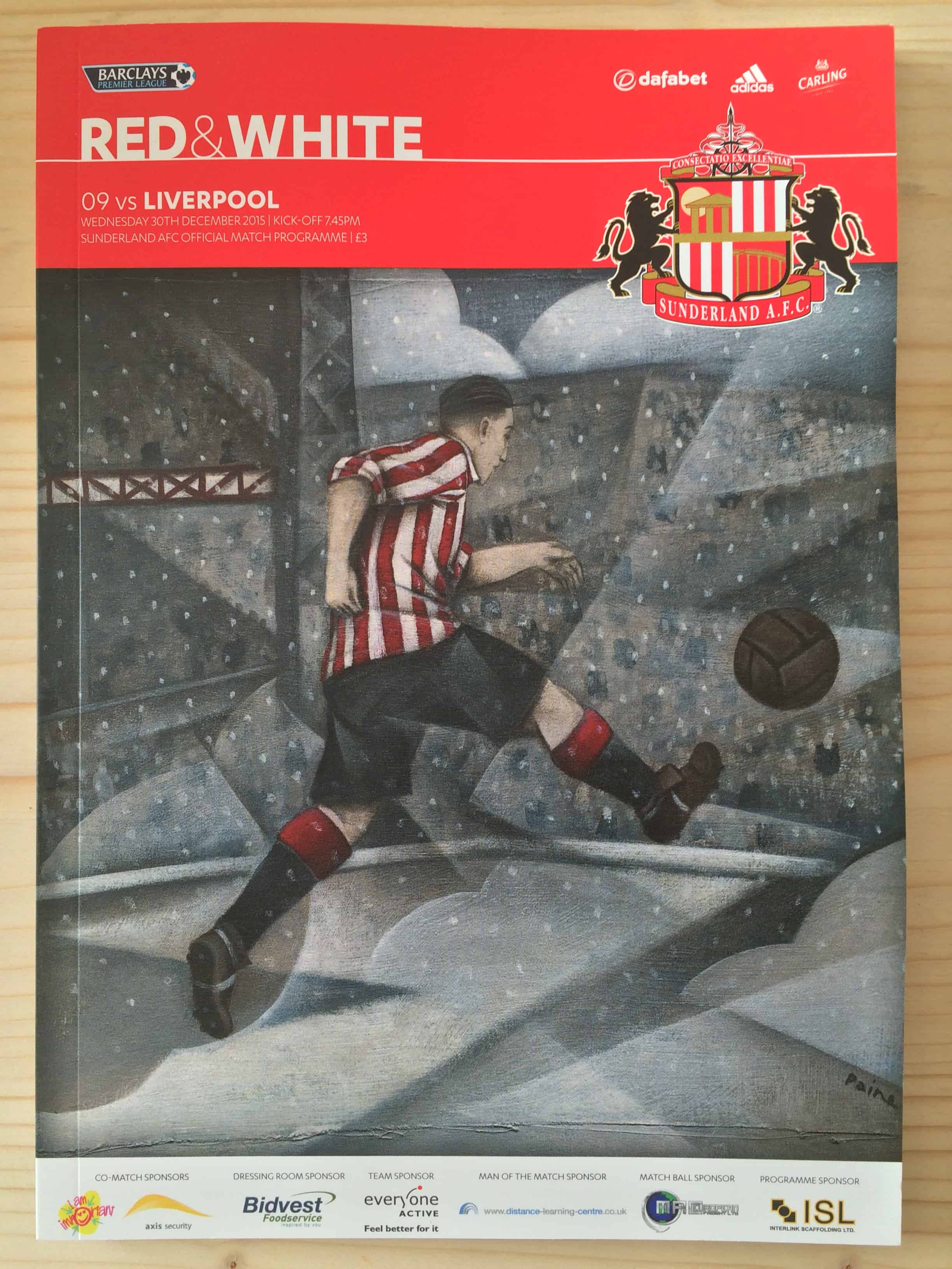 Sunderland FC v Liverpool FC